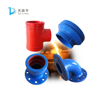 19 years OEM Casting Foundry Supply Customized grey iron Conduit Fitting pipe Fitting